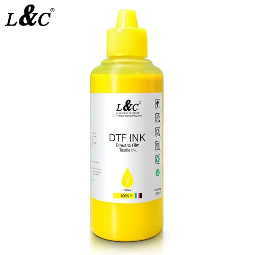 Good quality refill ink 100ml white pigment dtf ink dtf for white ink circulation epson p600 r1390 i3200