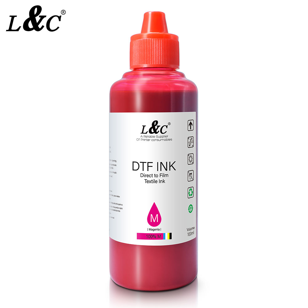 Good quality refill ink 100ml white pigment dtf ink dtf for white ink circulation epson p600 r1390 i3200