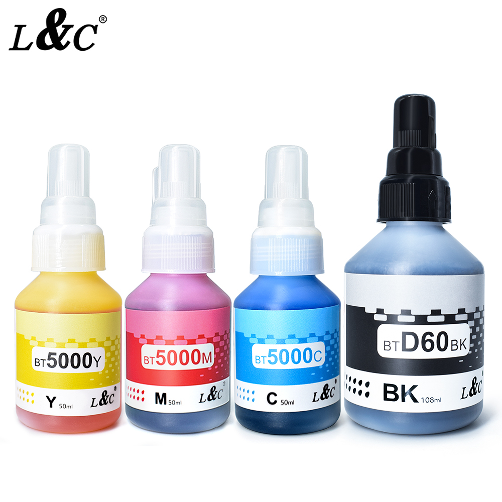 BTD60 BT6000 BT5000 Compatible dye ink Water Based Refill Ink For Brother Printer