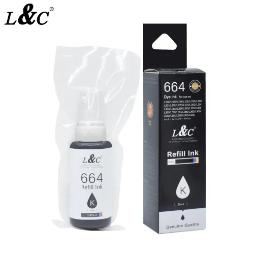 T664 664 printer compatible dye Ink refill Ink for Epson Ink Printer L220 L130 L380 L3110 L200 L801 L850 L101 L351 L455